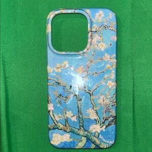 Apple Blue Floral Art Phone Case